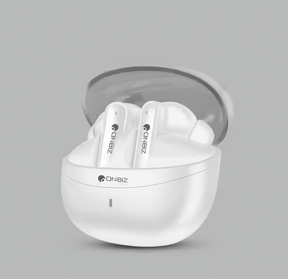 ONBIZ Wireless Earbuds, Bluetooth V5.3, 35 Hours Talking Time, 10mm Drivers, ENC for Calling, Type-C Fast Charging