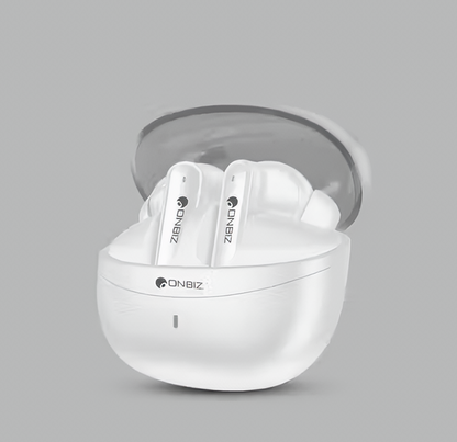 ONBIZ Wireless Earbuds, Bluetooth V5.3, 35 Hours Talking Time, 10mm Drivers, ENC for Calling, Type-C Fast Charging