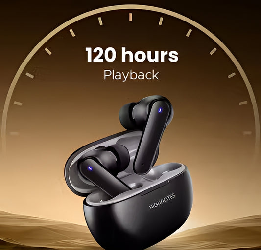 HIGHNOTES X HELLBEAT speacial earbuds| 120 hours playback time , 10 min charge to 100 min playback , ip x4 rating