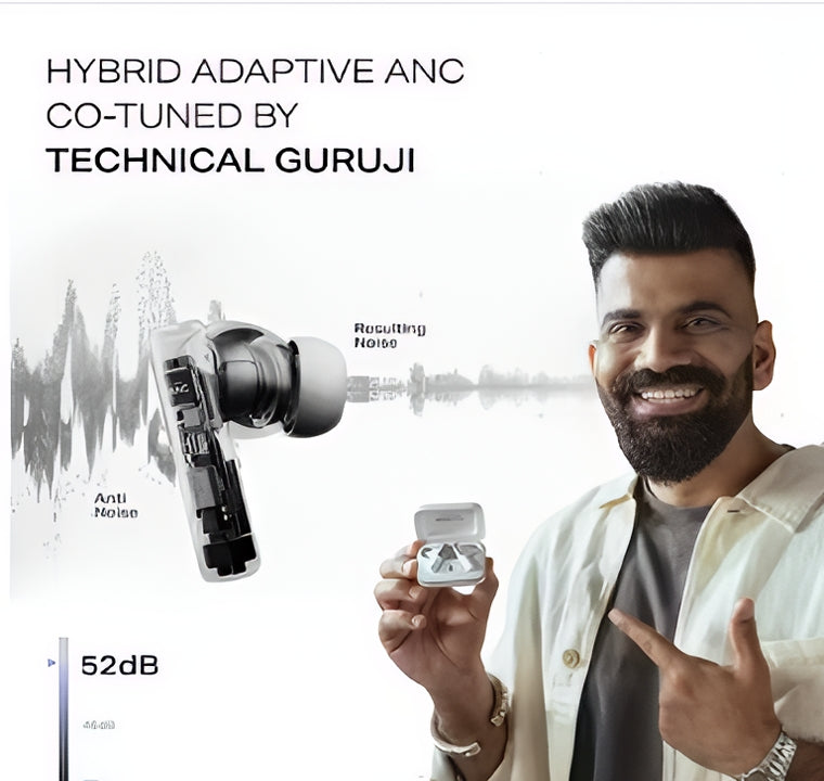 Nirvana Master Buds 2 – Premium True Wireless Earbuds (High Bass • ANC • Long Battery Life)