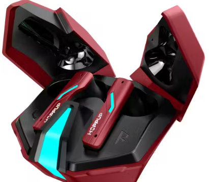 Hoppup Xo6 Gaming Earbuds with 35MS Low Latency, RGB LED, 13MM DRIVERS & 50H PlayTime Bluetooth (Cobalt Blue, True Wireless)